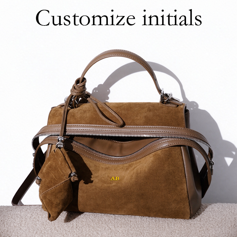Luxury Bags Leather - Ransel Kulit dengan Inisial yang Dapat